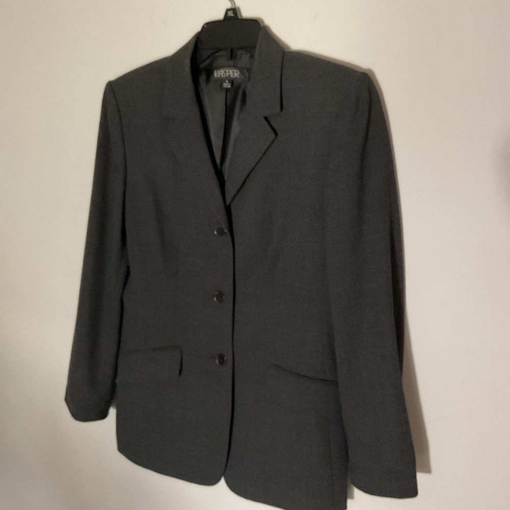 Kasper Dark Gray Blazer